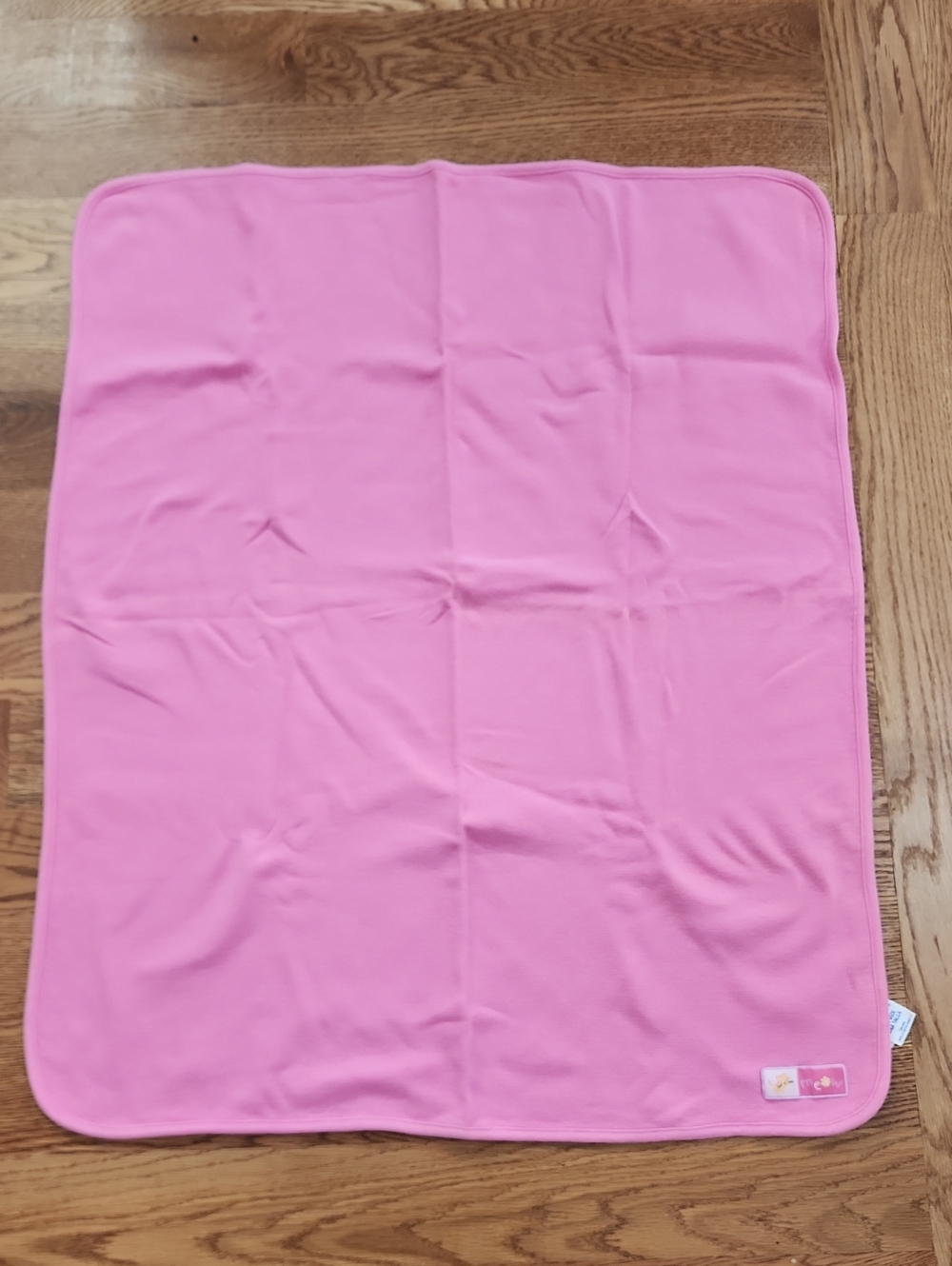HTF Child of Mine Carter’s Pink Waffle Thermal Cat Blanket Meow Lovey 726-430